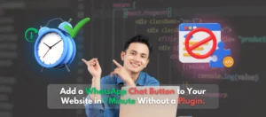 WhatsApp Button without plugin Apex Tech Agency