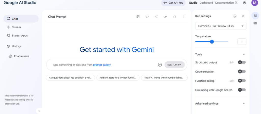 Google AI Studio: A No.1 Creation and magic in AI
