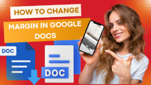 How margins are adjustable in Google Docs.