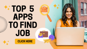 Top 5 job apps that help people to find easy apply jobs.